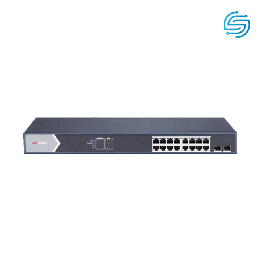سوتش من  HIKVISION  مداخل 16 طاقة ذاتية - 10/00/1000